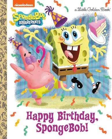 A Little Golden Book: Nickelodeon Happy Birthday Spongebob! May 2024