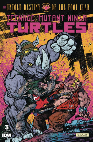 Teenage Mutant Ninja Turtles: The Untold Destiny of the Foot Clan Issue #3 May 2024 Cover B Comic Book