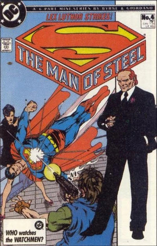 The Man of Steel Issue #4 November 1986 Comic Book