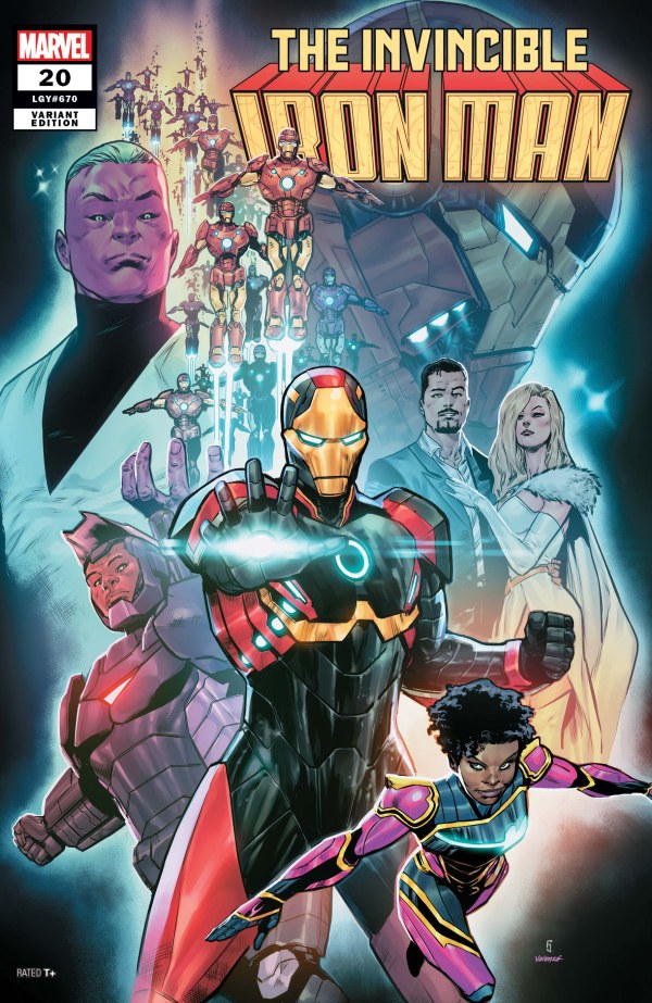 Iron Man: Invincible Issue #20 LGY#670 July 2024 Frigeri Variant
