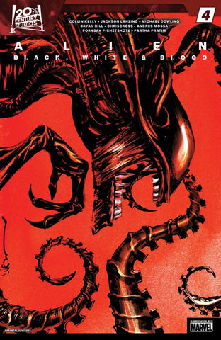 Alien Black, White & Blood Issue #4 May 2024 Cover A Comic Book