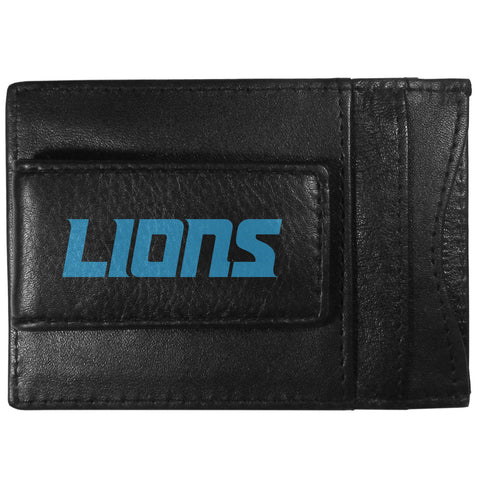 Lions Leather Cash & Cardholder Magnetic Name