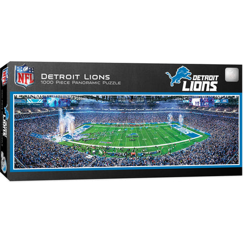 Lions 1000-Piece Panoramic Puzzle Center View