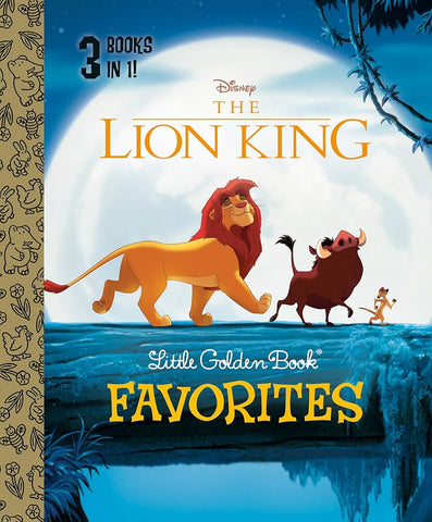 A Little Golden Book: Disney The Lion King Favorites (3 Books in 1) May 2024