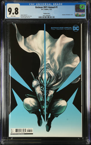Batman Annual Issue #1 January 2022 Variant Cover CGC Graded 9.8 Comic Book