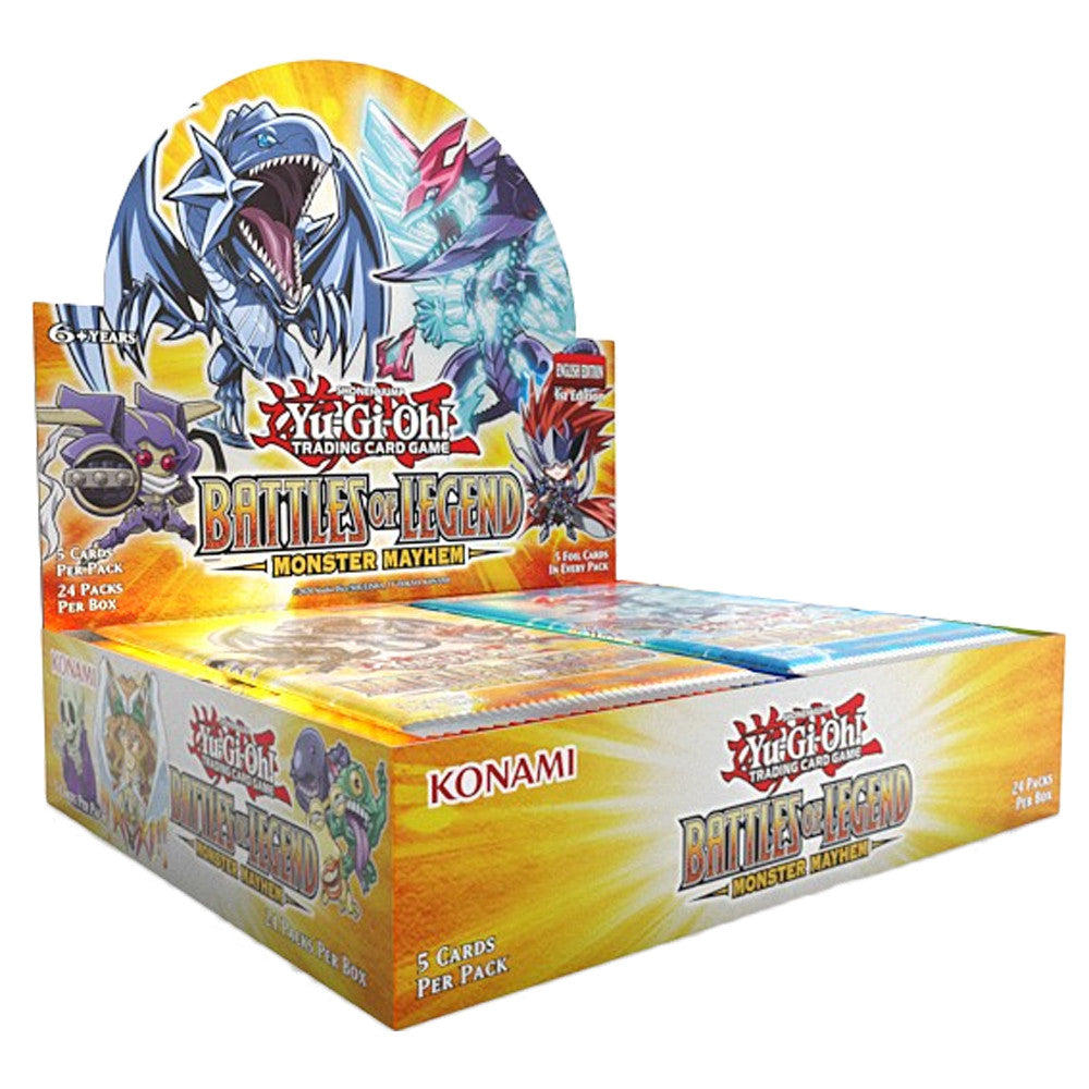 yu gi oh 1st edition booster box Yu-Gi-Oh Battles of Legend Monster Mayhem 1st Edition Booster Box