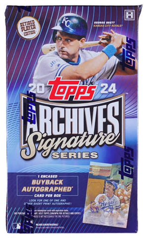 2024 Topps Archives Signature Series Retired Player Edition MLB Hobby Box
