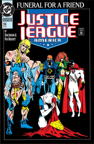 Justice League America Issue #70 January 1993 Comic Book
