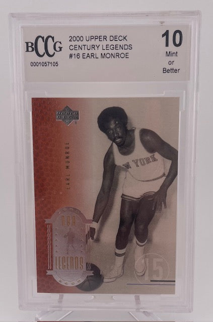 Knicks Earl Monroe 2000 Upper Deck Century Legends No.16 BCCG Graded 1 – JP  Sports