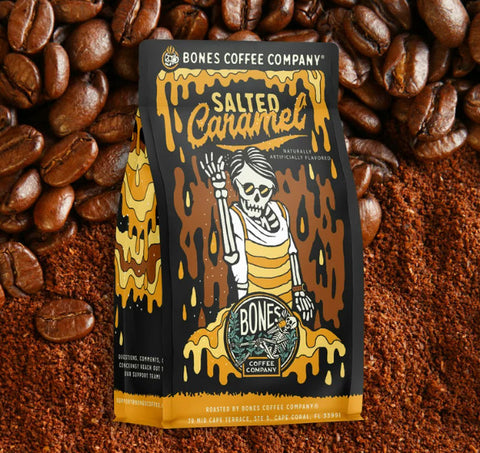 Bones Coffee Company - Salted Caramel - 12oz Ground Coffee
