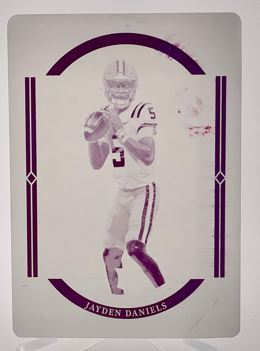 Jayden 粘り強く Daniels jayde daniels NFL サイン カード Jayden Daniels jayde daniels NFLサイン カード