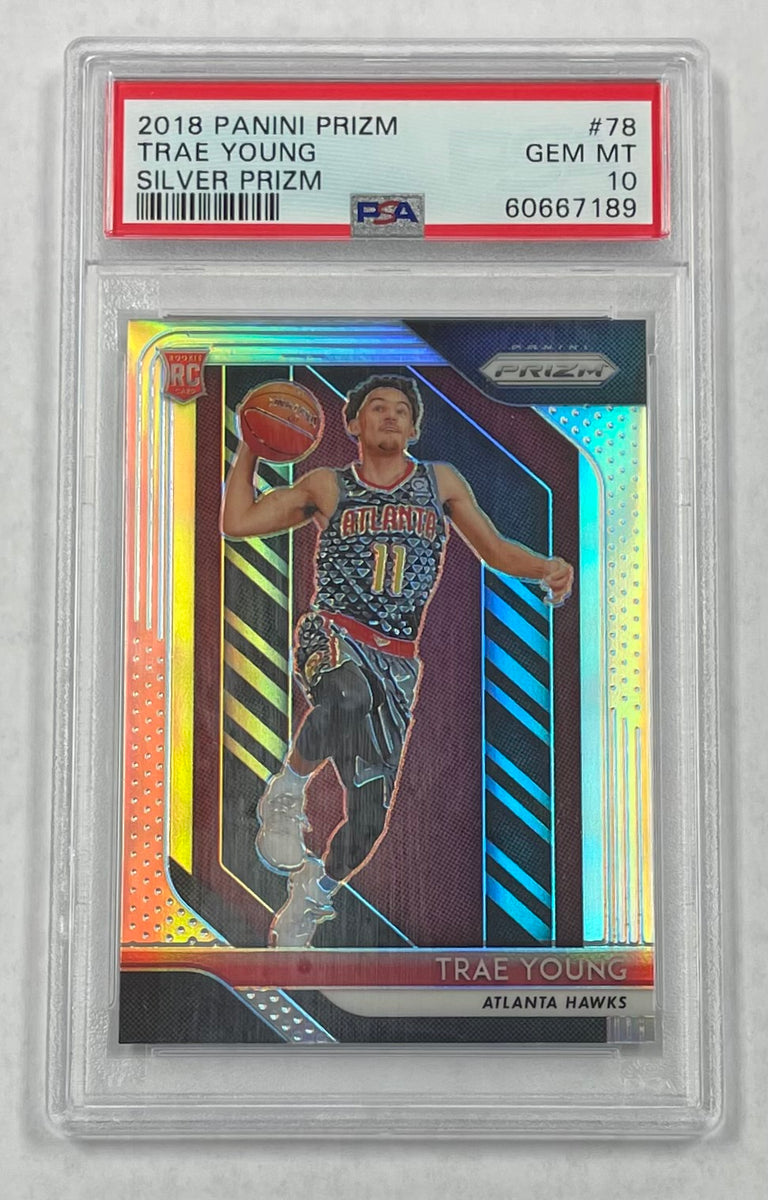 trae young RC prizm silver PSA8 ② 2018-19 Panini Prizm TRAE YOUNG