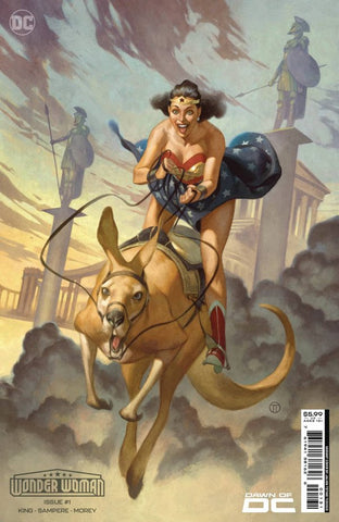 Wonder Woman Issue #1 September 2023 Cover C Julian Totino Tedesco Card Stock Variant Comic Book