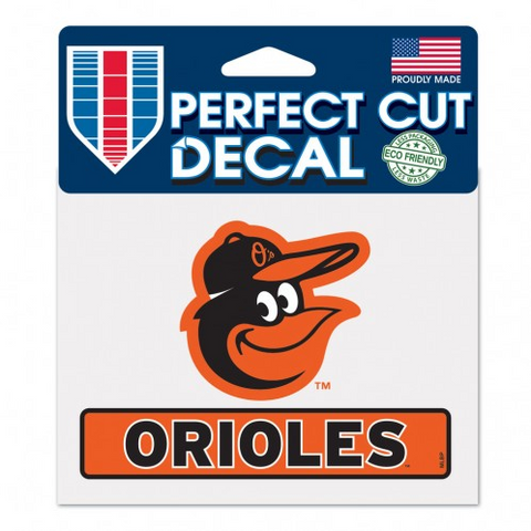 Orioles 4x5 Cut Decal Logo