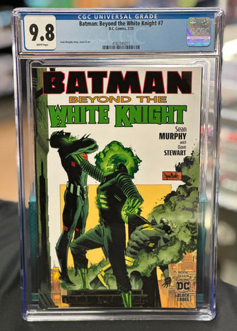 Batman: Beyond The White Knight Issue #7 February 2023 Sean Murphy Cover CGC Graded 9.8 Comic Book
