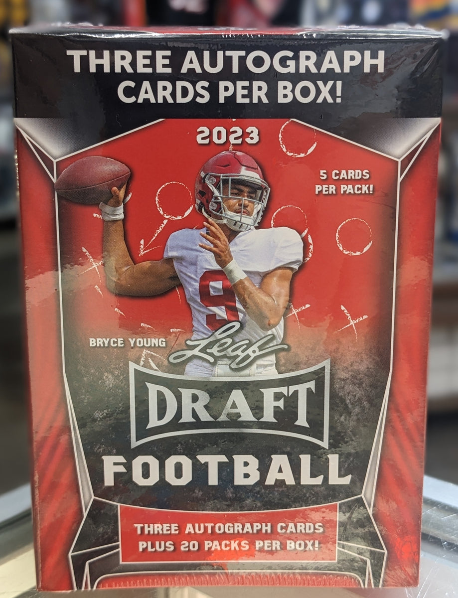 2023 Leaf Draft Football Hobby Blaster Box