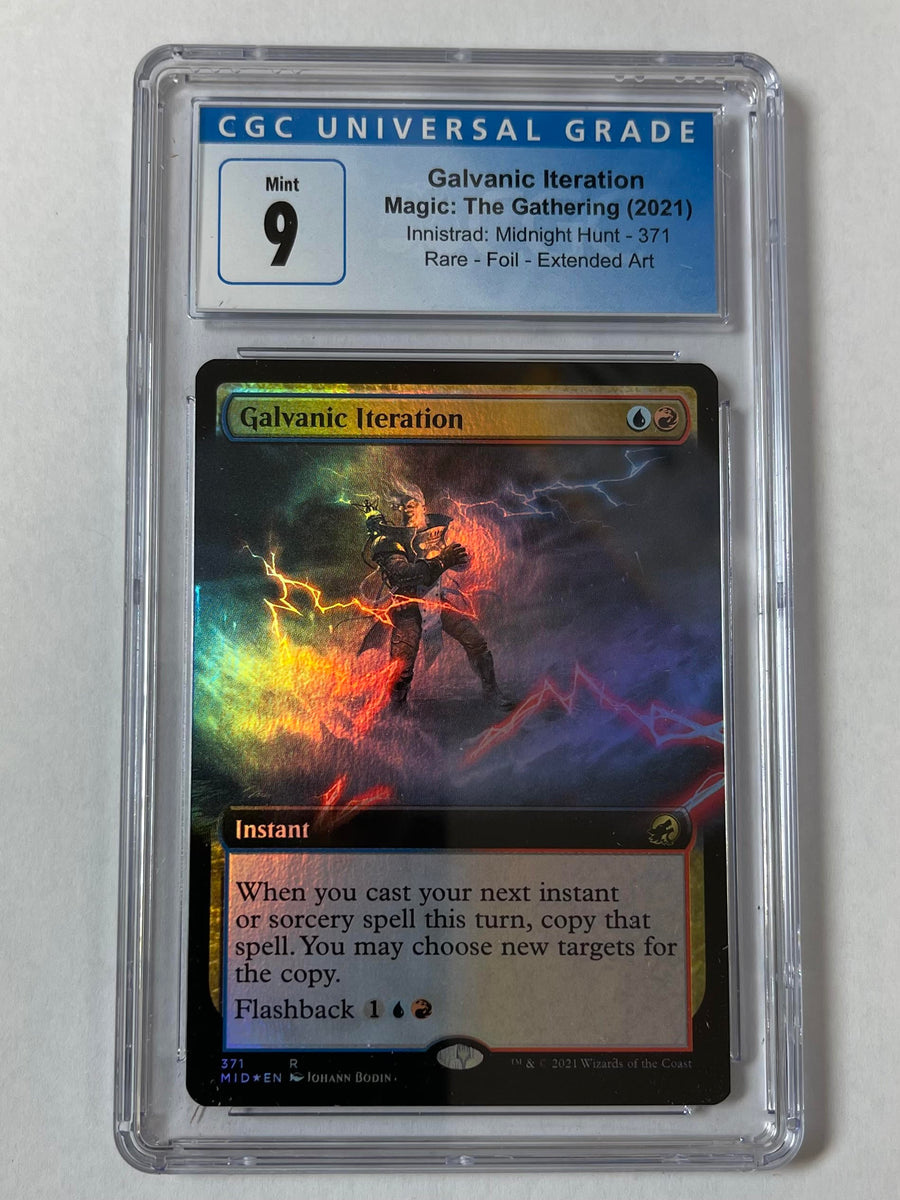 Magic the Gathering 2021 Galvanic Iteration CGC Graded 9 Midnight Hunt JP Sports Magic the Gathering 2021 Galvanic Iteration CGC Graded 9 Midnight Hunt JP Sports