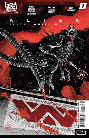 Alien: Black, White & Blood Issue #1 February 2024 Cover A Comic Book