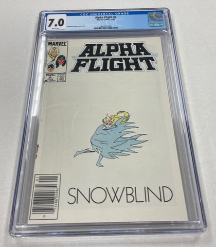 Alpha Flight - Issue #6 Year 1984 - Cover A CGC Graded 7.0 - Comic Book