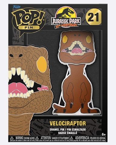 Funko Pop Enamel Pin - Jurassic Park 30th Anniversary - Velociraptor 21