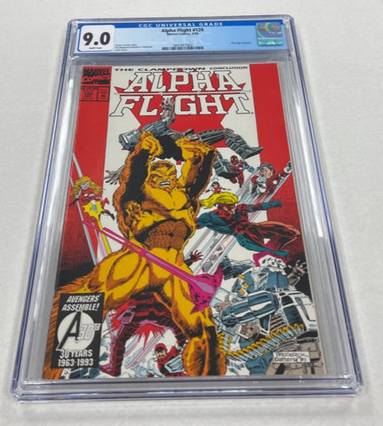 Alpha Flight - Issue #120 Year 1993 - Cover A CGC Graded 9.0 - Comic Book