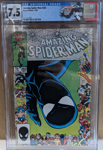 Amazing Spider-Man Issue #282 November 1986 CGC Graded 7.5 Special Label Comic Book