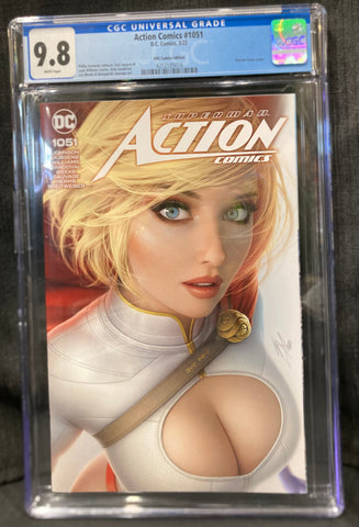 Action Comics Issue #1051 March 2023 KRS Comics Edition CGC Graded 9.8 Comic Book