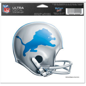 Lions 4x6 Ultra Decal TB Helmet