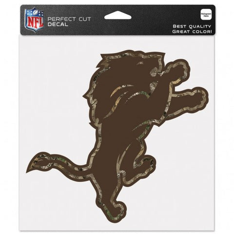 Lions 8x8 DieCut Decal Color Camouflage