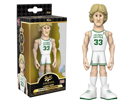 Celtics Funko Pop Vinyl - NBA Basketball Premium Gold Series 2 - Larry Bird 5"