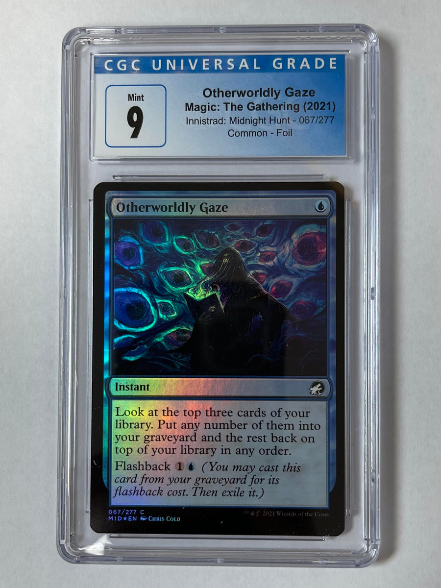 Magic the Gathering 2021 Otherworldly Gaze Foil CGC Graded 9