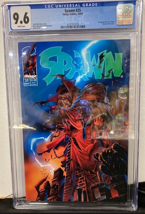 Spawn Issue #25 October 1994 CGC Graded 9.6 Comic Book – JP Sports