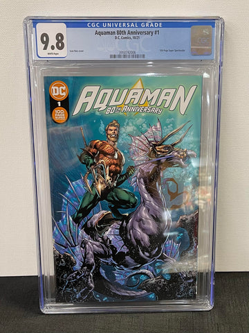 Aquaman 80th Anniversary 100-Page Super Spectacular - Issue #1 Year 2021 - Cover A CGC Graded 9.8 - Comic Book
