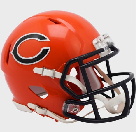 Bears Mini Helmet Speed On-Field Alternate 2022 Orange
