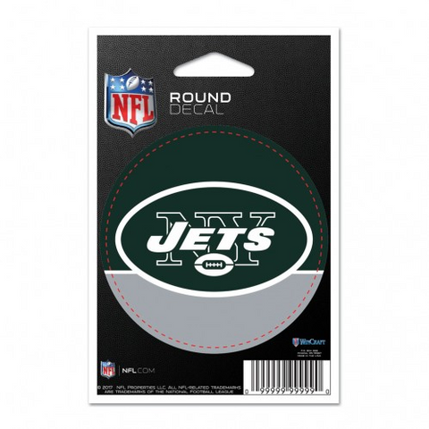 Jets Round Sticker 3" NFL