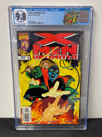 X-Men Unlimited Issue #19 Year 1997 CGC Graded 9.8 Special Label Comic Book