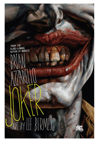 Joker Graphic Novel HC Year 2008 Brian Azzarello