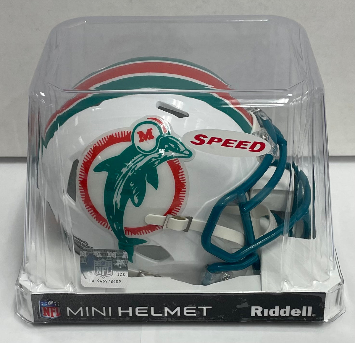 Riddell Miami Dolphins Speed Replica 1980-1996 Throwback Football Helmet