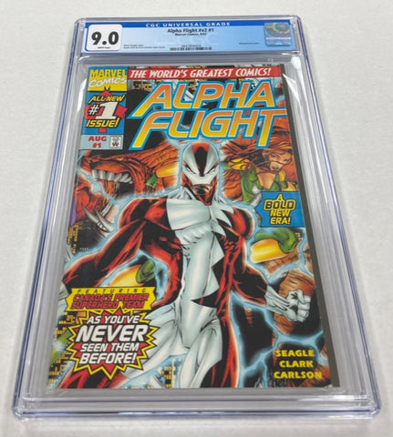 Alpha Flight - Issue #v2 #1 Year 1997 - Cover A CGC Graded 9.0 - Comic Book