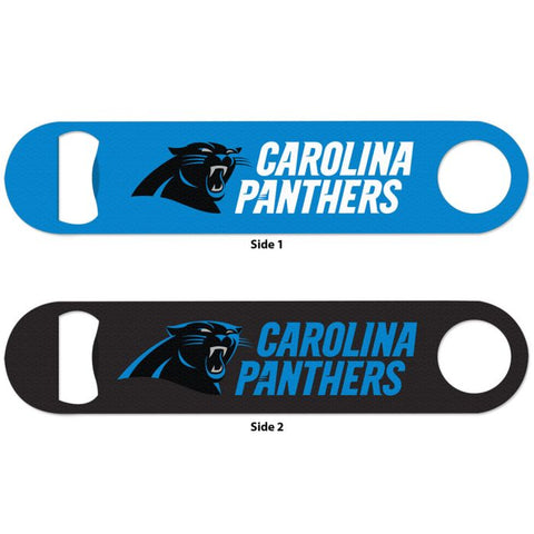 Panthers Long Neck Bottle Opener 2-Sided NFL