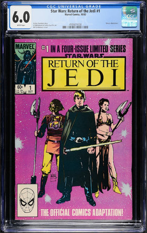 Star Wars: Return of the Jedi Issue #1 October 1983 CGC Graded 6.0 Comic Book