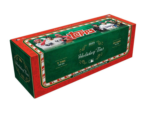 2025 Topps Holiday MLB Tin Box
