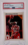 Bulls Michael Jordan 1991 NBA Hoops No. 30 PSA Graded 7 Single Card