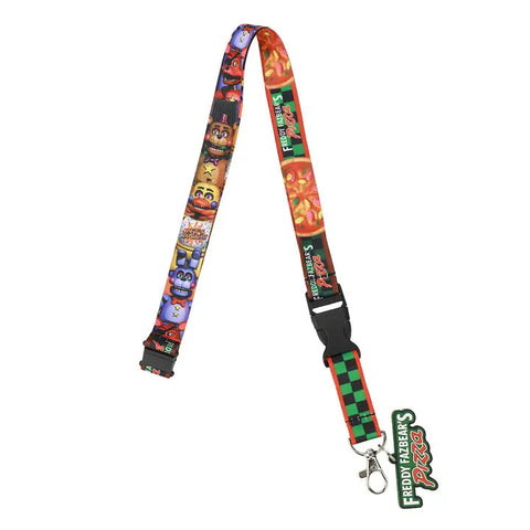 Five Nights at Freddy's Pizza Staff Sublimated Lanyard