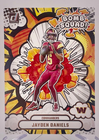 Commanders Jayden Daniels 2025 Panini Donruss No.BS-JDS Single Card