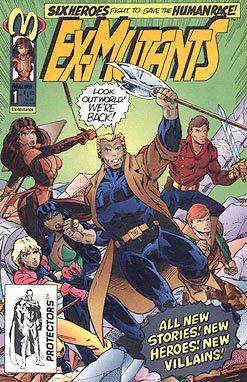Ex-Mutants Issue #1 November 1992 Comic Book