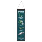 Eagles 8"x32" Wool Banner Evolution