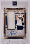 Kings Domantas Sabonis 2023-24 Panini One & One No.JJA-DSB #02/75 Autographed Relic Single Card