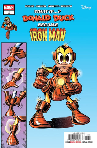 What If...?: Donald Duck Became Iron Man Issue #1 May 2025 Cover A Comic Book