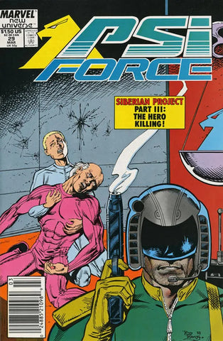 PSI Force Issue #29 March 1989 Comic Book